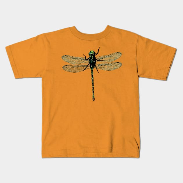 Dragonfly Kids T-Shirt by Brieana